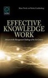 Stefan Gueldenberg, Klaus North - Effective Knowledge Work