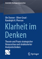 Ole Donner, Oliver Gnad, Randolph H Pherson, Randolph H. Pherson - Klarheit im Denken