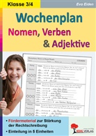 Eva Eiden - Wochenplan Nomen, Verben und Adjektive