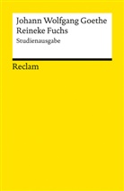 Johann Wolfgang von Goethe, Benedikt Jeßing - Reineke Fuchs. In zwölf Gesängen. Studienausgabe