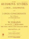 48 Famous Studies (1st and 3rd Part): Oboe - Melodious Etudes with Oboe and Saxophone Sheet Music