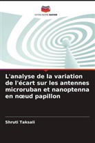 Shruti Taksali - L'analyse de la variation de l'écart sur les antennes microruban et nanoptenna en noeud papillon