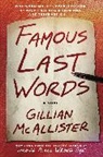 Gillian McAllister - Famous Last Words