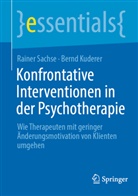 Bernd Kuderer, Rainer Sachse - Konfrontative Interventionen in der Psychotherapie