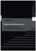 Benedikt Ruf - Musiktheorie im Musikunterricht