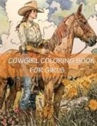 Earl James - Cowgirl Coloring Book For Girls