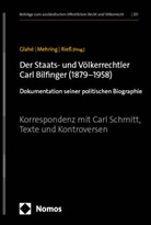 Philipp Glahé, Reinhard Mehring, Rolf Riess (), Rolf Rieß (_), Rolf Rieß (¿) - Der Staats- und Völkerrechtler Carl Bilfinger (1879-1958)