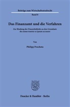 Philipp Prochota - Das Finanzamt und die Verfahren