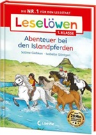 Sabine Giebken, Isabelle Göntgen, Loewe Erstlesebücher, Loewe Erstlesebücher - Leselöwen 1. Klasse - Abenteuer bei den Islandpferden