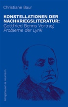 Christiane Baur - Konstellationen der Nachkriegsliteratur: