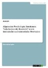 anonym, Anonymous - Allgemeine Psychologie. Emotionen, "Lokalisation der Kontrolle" sowie intrinsische und extrinsische Motivation