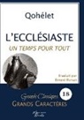 Jean-David Haddad - L'Ecclésiaste en grands caractères
