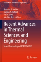 Rufat Abiev, Rufat Abiev et al, Müslüm Ar¿c¿, Müslüm Arici, Manish K Rathod, Hemant B. Mehta... - Recent Advances in Thermal Sciences and Engineering