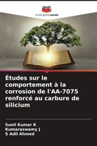 S Adil Ahmed, Kumaraswamy J, Sunil Kumar K - Études sur le comportement à la corrosion de l'AA-7075 renforcé au carbure de silicium