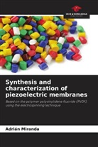 Adrián Miranda - Synthesis and characterization of piezoelectric membranes