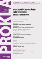 Prokla 216, Prokla 216 - Widersprüche »grüner« industrieller Transformation
