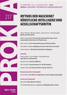 Prokla 217 - Mythos der Maschine? Künstliche Intelligenz und Gesellschaftskritik