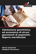 Adegbola Oluwaseun, Abiola Oyebamiji - Valutazione geochimica ed economica di alcuni giacimenti di pegmatiti, Nigeria meridionale