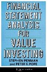 Stephen Penman, Stephen (Columbia Business School) Pope Penman, Penman Stephen, Peter F. Pope - Financial Statement Analysis for Value Investing