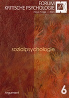 Forum Kritische Psychologie / Neue Folge - 6: Forum Kritische Psychologie / Sozialpsychologie