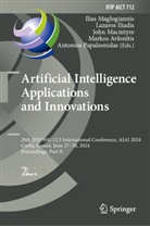 Markos Avlonitis, Lazaros Iliadis, John Macintyre, John Macintyre et al, Ilias Maglogiannis, Antonios Papaleonidas - Artificial Intelligence Applications and Innovations