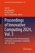 Yu-Wei Chan, Yu-Wei Chan et al, Hwa-Young Jeong, Hao Shang Ma, Yan Pei, Hao Shang Ma - Proceedings of Innovative Computing 2024, Vol. 3