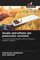 Hani Dadiche, Abdelhakim Hannachi - Studio dell'effetto del potenziale varietale