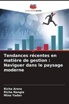 Richa Arora, Richa Nangia, Mina Yadav - Tendances récentes en matière de gestion : Naviguer dans le paysage moderne