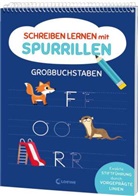 Carmen Eisendle, Loewe Lernen und Rätseln, Loewe Lernen und Rätseln - Schreiben lernen mit Spurrillen - Großbuchstaben