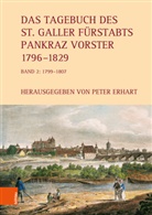 Peter Erhart - Das Tagebuch des St. Galler Fürstabts Pankraz Vorster 1796-1829