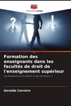 Geraldo Carreiro - Formation des enseignants dans les facultés de droit de l'enseignement supérieur