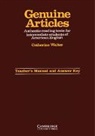 Catherine Walter - Genuine Articles Teacher Manual with Answer Key
