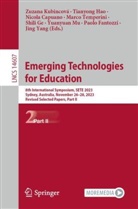 Nicola Capuano, Nicola Capuano et al, Paolo Fantozzi, Shili Ge, Tianyong Hao, Zuzana Kubincová... - Emerging Technologies for Education