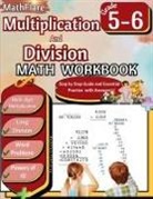 Mathflare Publishing - Multiplication and Division Math Workbook 5th and 6th Grade