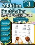 Mathflare Publishing - Addition and Subtraction Math Workbook 3rd Grade