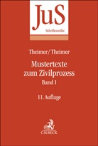 Otto Tempel, Anette Theimer, Clemens Theimer - Mustertexte zum Zivilprozess Band I: Erkenntnisverfahren erster Instanz