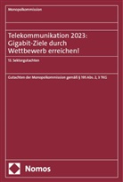 Monopolkommission - Telekommunikation 2023: Gigabit-Ziele durch Wettbewerb erreichen!