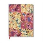 Paperblanks - Kara-ori Pink (Japanese Kimono) Midi Lined Softcover Flexi Journal (Elastic Band Closure)