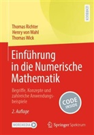 Thomas Richter, Henry von Wahl, Henry von Wahl, Thomas Wick - Einführung in die Numerische Mathematik