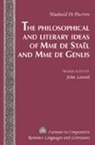 Machteld De Poortere - The Philosophical and Literary Ideas of Mme de Staël and Mme de Genlis