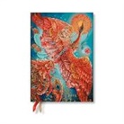 Paperblanks - Firebird (Birds of Happiness) Midi 18-month Horizontal Softcover Flexi Dayplanner 2025 (Elastic Band Closure)