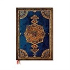Paperblanks - Safavid Indigo (Safavid Binding Art) Grande 12-month Vertical Hardback Dayplanner 2025 (Elastic Band Closure)