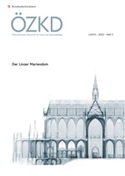 Bundesdenkmalamt - Österreichische Zeitschrift für Kunst und Denkmalpflege LXXVII, Heft 2