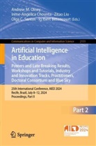 Ig Ibert Bittencourt, Irene-Angelica Chounta, Zitao Liu, Zitao Liu et al, Andrew M. Olney, Olga C. Santos - Artificial Intelligence in Education. Posters and Late Breaking Results, Workshops and Tutorials, Industry and Innovation Tracks, Practitioners, Doctoral Consortium and Blue Sky