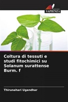 Thirunahari Ugandhar - Coltura di tessuti e studi fitochimici su Solanum surattense Burm. f