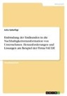 Julia Gebefügi - Einbindung der Endkunden in die Nachhaltigkeitstransformation von Unternehmen. Herausforderungen und Lösungen am Beispiel der Firma VAUDE