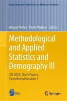 Mariani, Paolo Mariani, Alessio Pollice - Methodological and Applied Statistics and Demography III