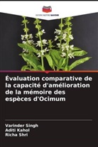 Aditi Kahol, Richa Shri, Varinder Singh - Évaluation comparative de la capacité d'amélioration de la mémoire des espèces d'Ocimum
