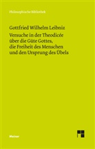 Gottfried Wilhelm Leibniz, Arthur Buchenau - Versuche in der Theodicée über die Güte Gottes, die Freiheit des Menschen und den Ursprung des Übels