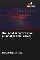 Manuel Macías Borrego - Dall'analisi contrastiva all'analisi degli errori